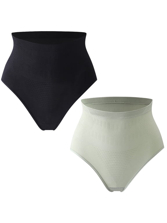 Seamless Panties High Waisted Cotton Underwear Ladies Comfortable Solid Color Large Size High Waist Warm Belly Hip Lift Thin Waist Panties Underwear High Waisted Cotton Panties
