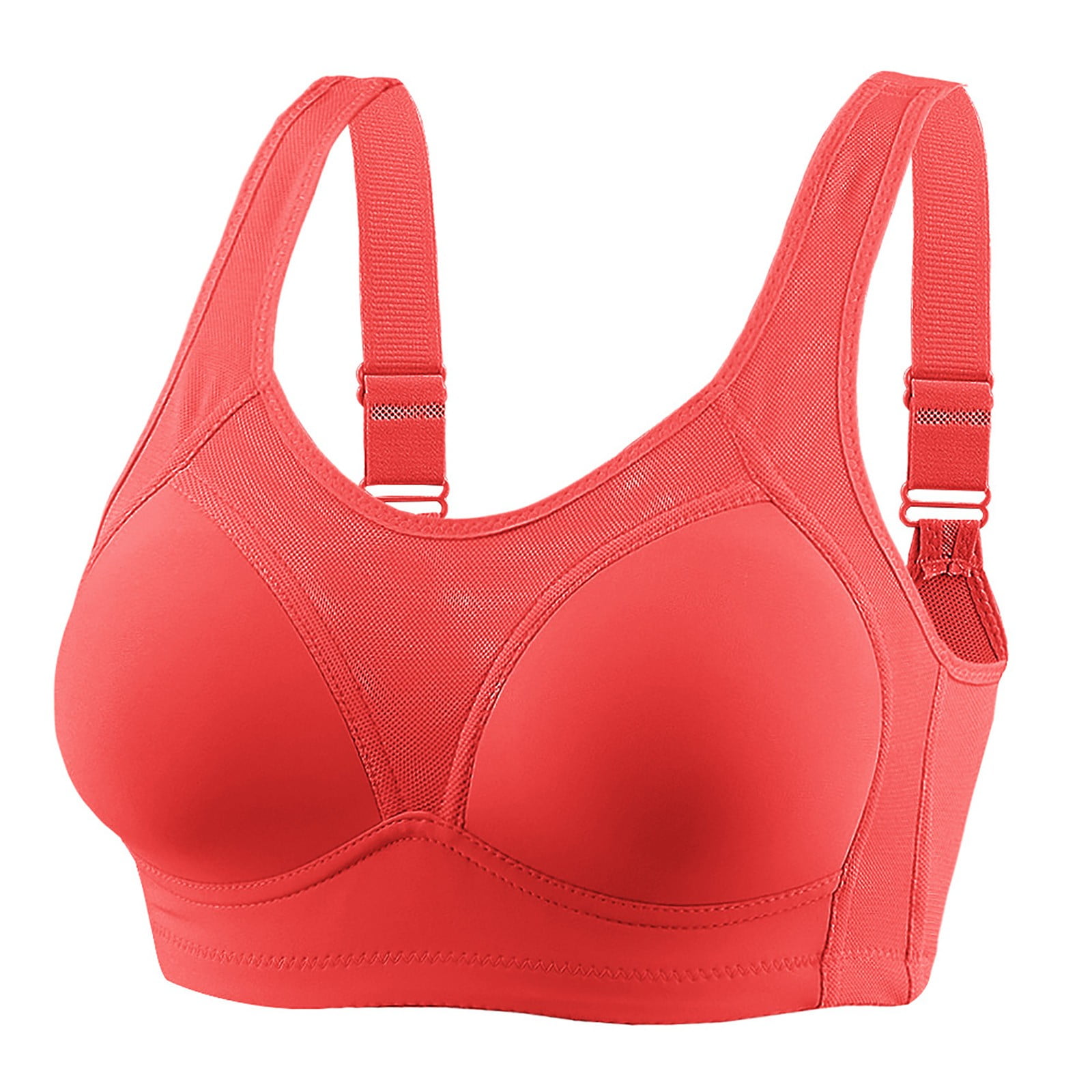 Mrat Seamless Sports Wirefree Bra Womens Non Steel Ring Gathering Breastfeeding Bra Slip And