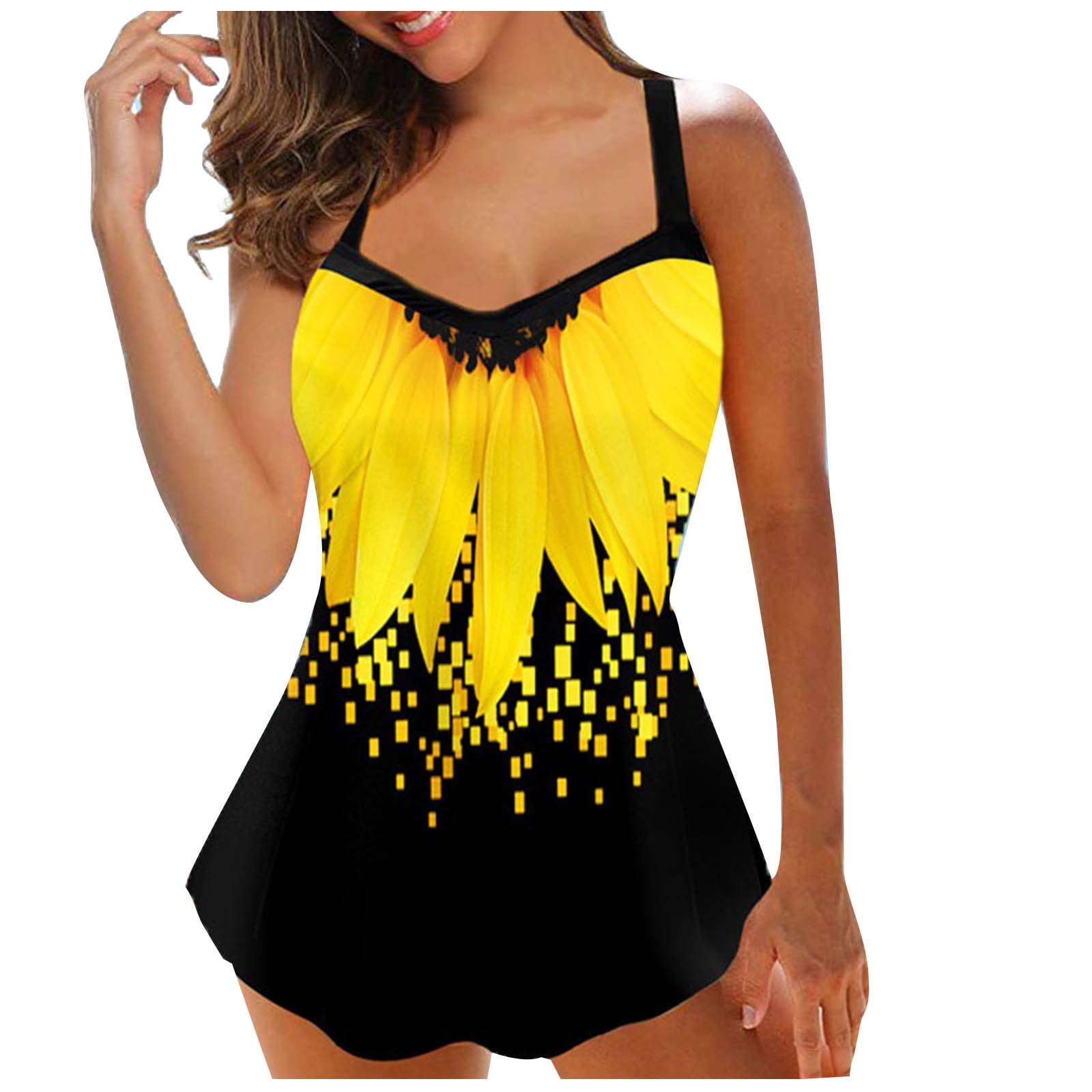 Mrat Shapewear Bathing Suits for Women Clearance Women Bikini Print