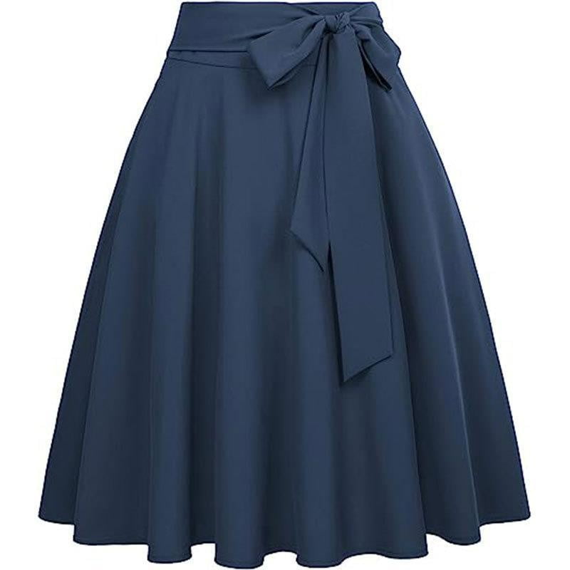 Mrat Skirts for Women Women's Vintage Color High High Waisted