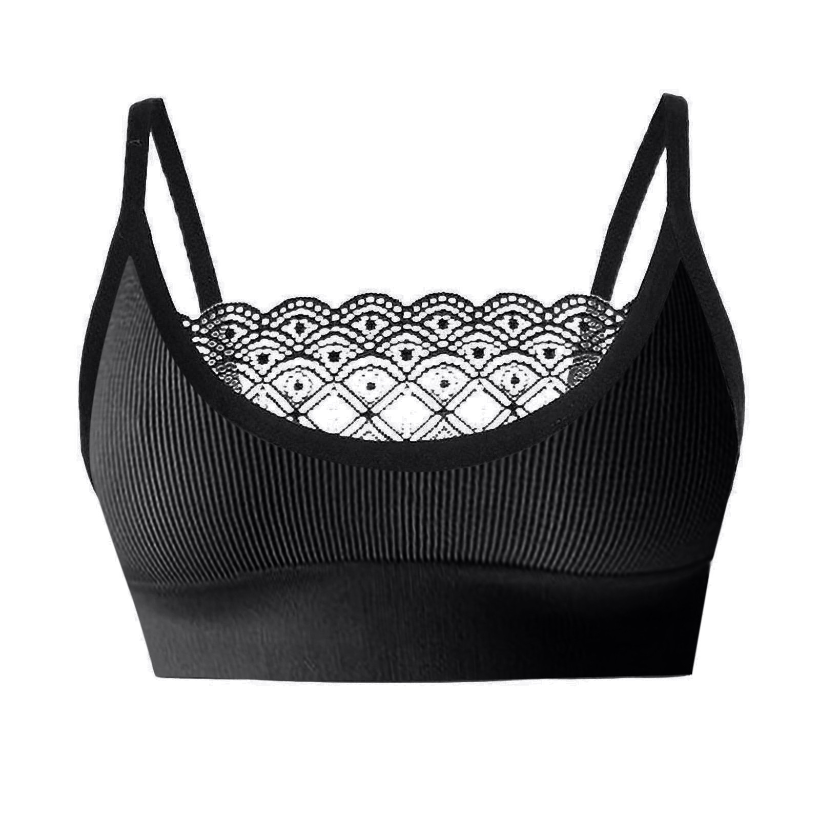 Mrat Sports Bras for Women Front Clasp Bralettes High Impact Sports Bras Large Bust Padded