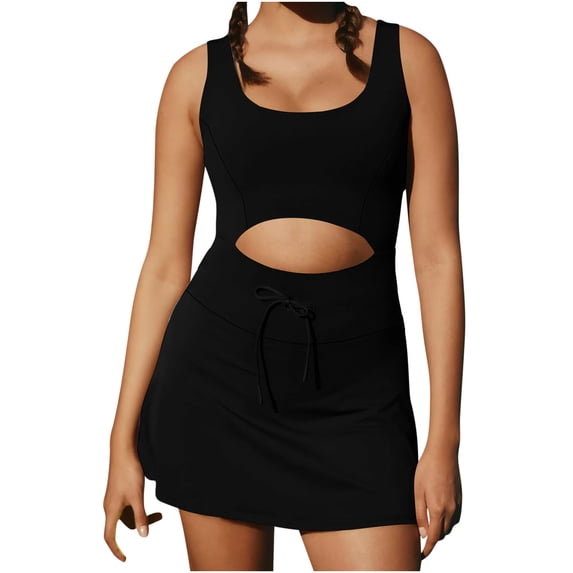 Mrat Trendy Womens Pants Womens Athletic Workout Romper Summer Running Exercise Jumpsuits One-Piece Outfits Gym Yoga Clothes Ladies Yoga Pants S-29 Black XL