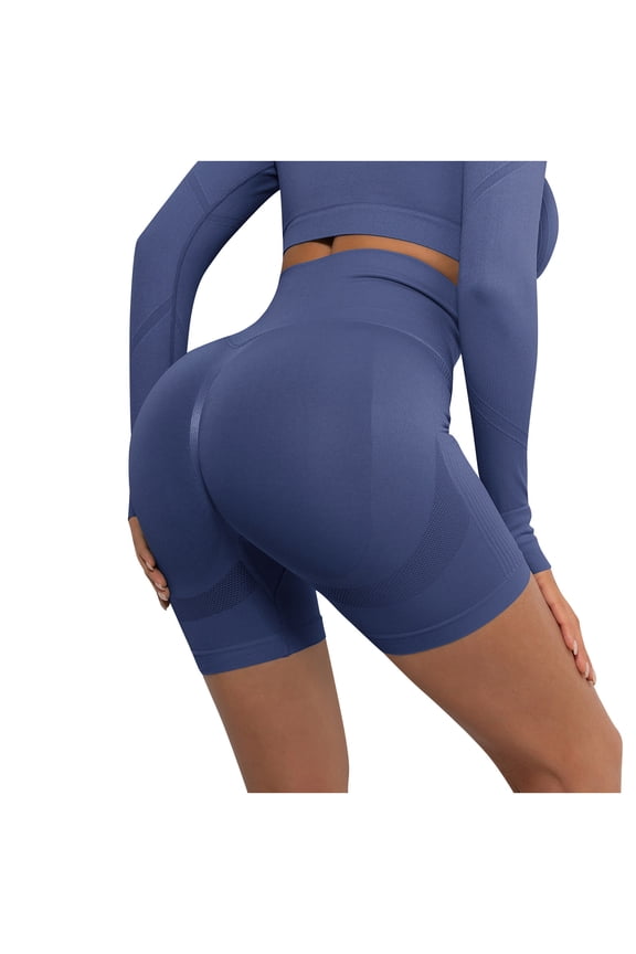 Wide Leg Dress Pants for Ladies Women's Fitness Pants Tight-Fitting Stretch Hip-Up Yoga Pants Drawstring Workout Sweatpants S-658 Navy M