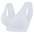 Mrat Wirefree Bras with Support and Lift Women Clearance Racerback