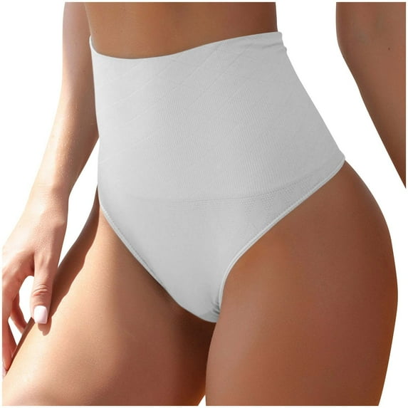 Women's Bikini Panties Women's Shapewear Panties Tight Belly Seamless Body Lifting Buttocks High Waisted Cotton T-Shaped Underwear Briefs Cotton Underwear for Women Seamless S-165