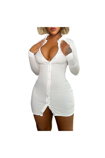 Bodycon Shirt Dress