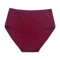 thumbnail image 1 of Mrat Women's Boxers Briefs Women's Fashion Briefs Comfortable High Waist Underwear Women Causal Panties Briefs Women's Underwear Seamless S-278 Red-a XXL, 1 of 7