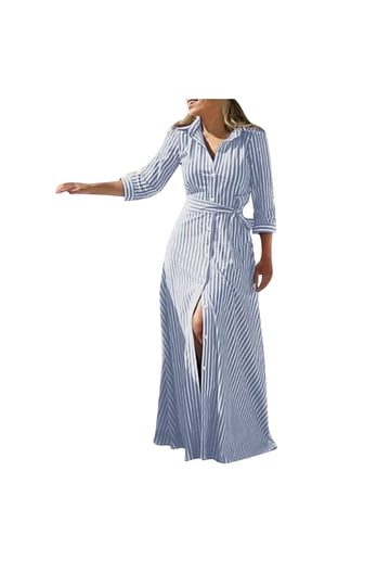 Womens Shirt Dress With Belt