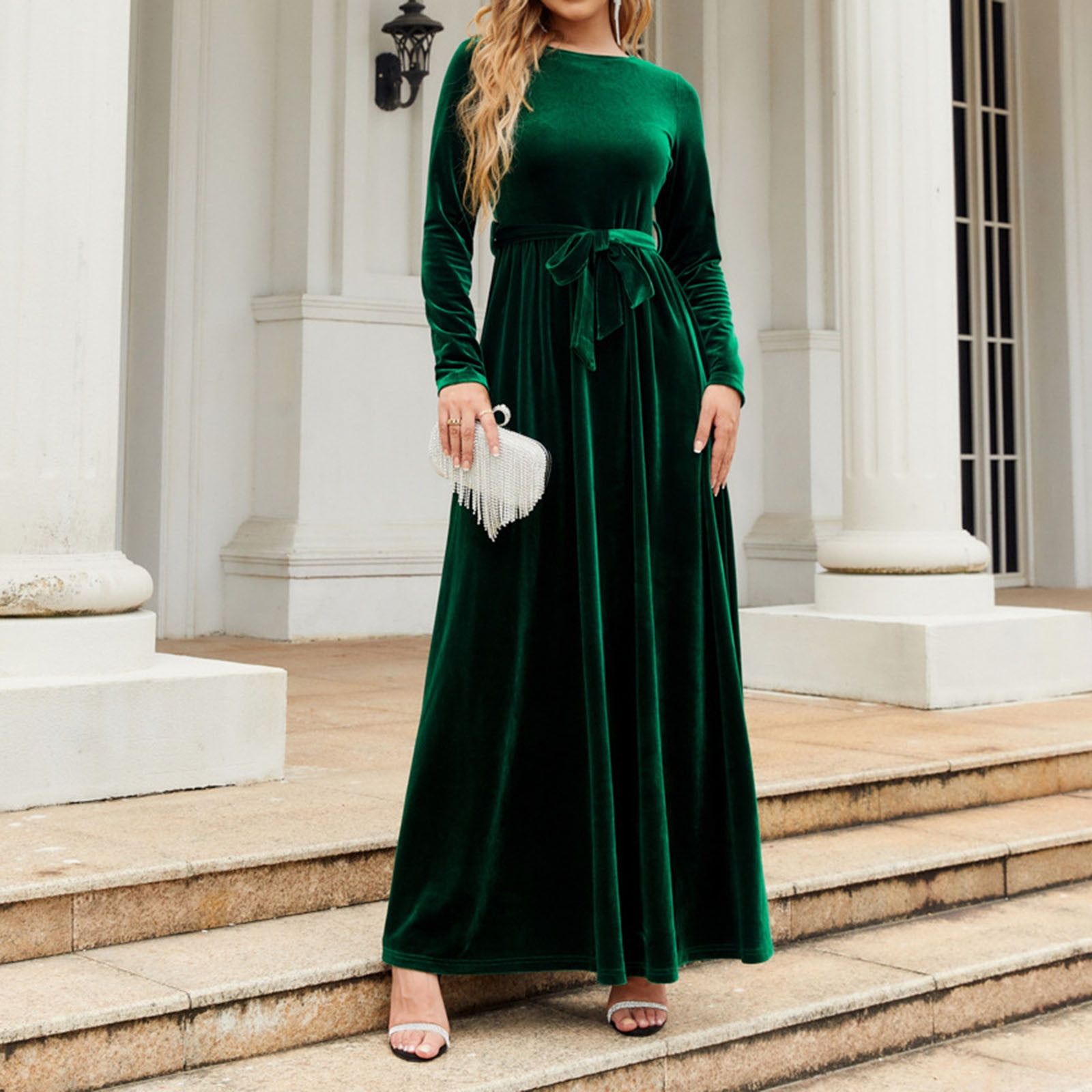 Maternity Dress Velvet, Plus Size Dress, Green Velvet Dress, Custom Dress, Prom Dress, Party Dress, Over Size Dress, Wedding Guest 2024 Dress