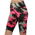 thumbnail image 1 of Mrat Womens Printing Elastic Loose Capris Pants Trousers Yoga Capris Sports Running Cropped Pants Straight Stretchy Cropped Trouser Hot Pink_CC M, 1 of 3