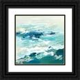 thumbnail image 1 of Mravyan, Valeria 20x20 Black Ornate Wood Framed with Double Matting Museum Art Print Titled - Ripple in the Sea I, 1 of 4