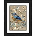 thumbnail image 1 of Mravyan, Valerie 11x14 Black Ornate Wood Framed with Double Matting Museum Art Print Titled - Tweet II, 1 of 4