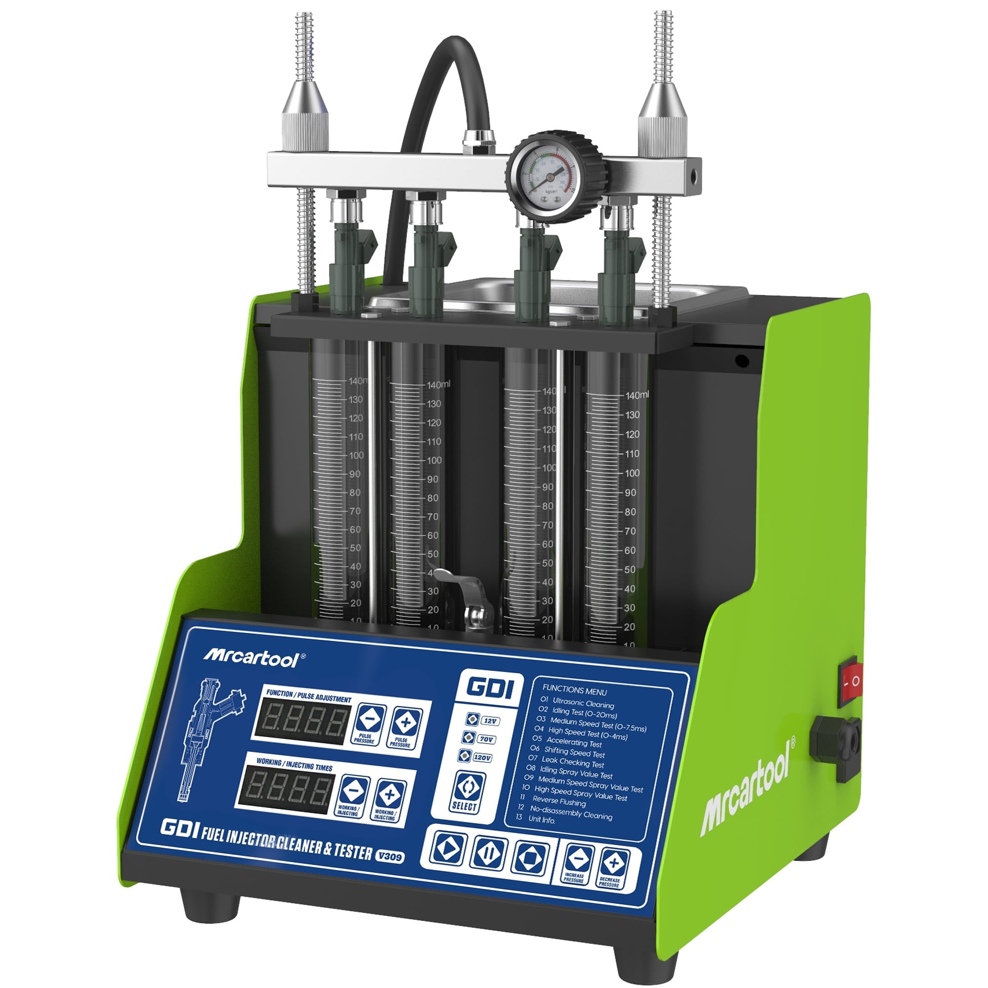Mrcartool V309 Car Ultrasonic GDI Fuel Injector Cleaning Machine Gasoline Diesel Injector