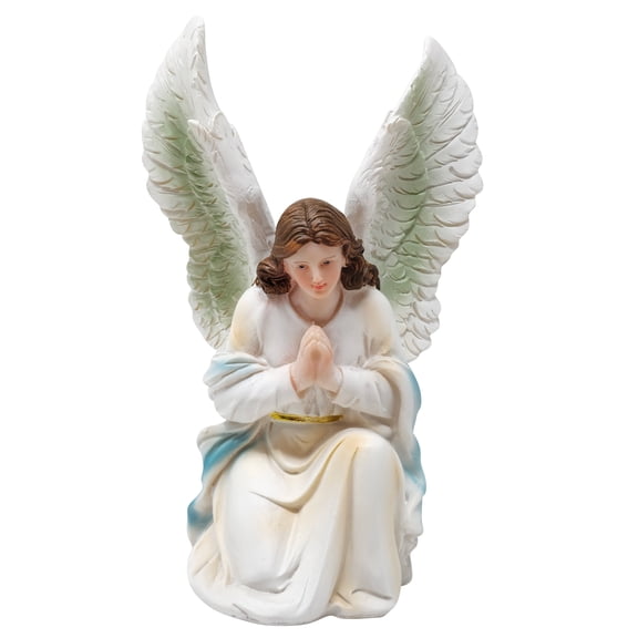 MrcjSales - Guardian Angel Statue | Ángel Custodio | Multiple Sizes | High-Quality Religious Sculpture | Inspire Faith and Protection (Sx7"Inches)