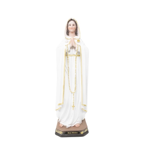 MrcjSales  Mystic Rose Statue | 24 inches | Resin Craftsmanship | Rosa Mistica | Church, Home Decor, Gifts
