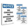 thumbnail image 1 of Mri Compatible Fire Extinguisher OSHA Notice Rigid Plastic Sign 24 Inch x 18 Inch - 5 Pack, 1 of 8