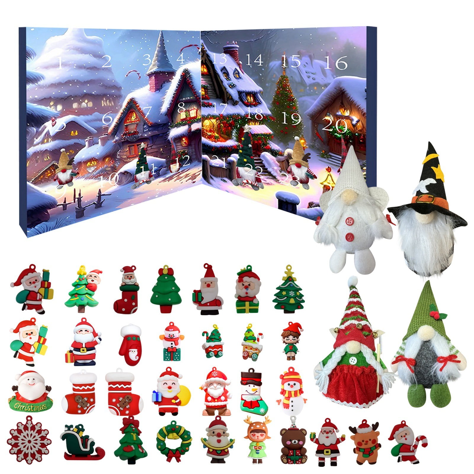 Mrigtriles Christmas Gnome Advent Calendar Halloween Gnome Advent