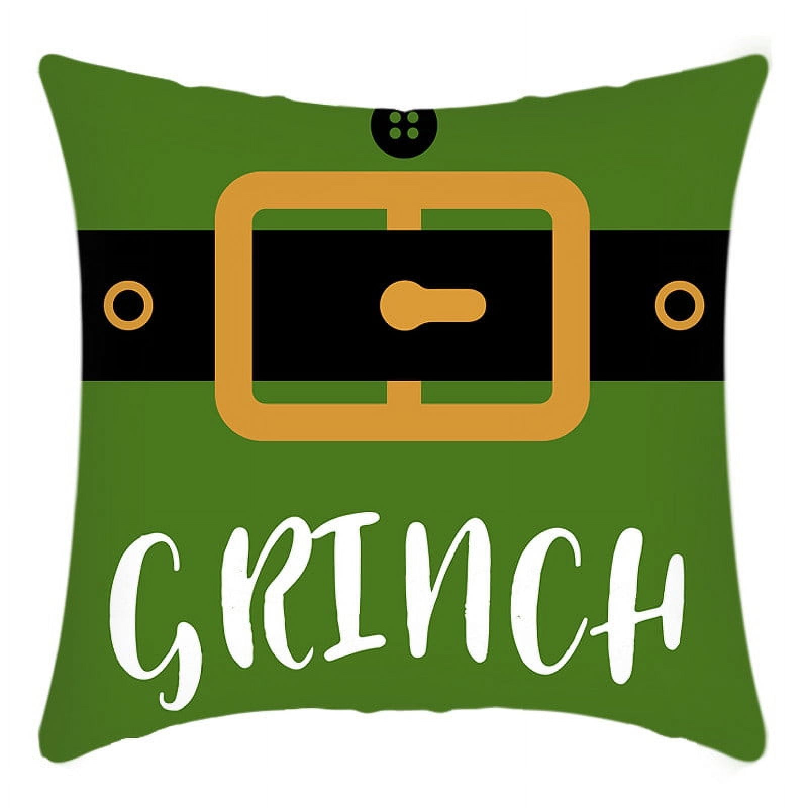 Mrigtriles Christmas Pillow Cover 18 x 18 Inch Merry Whatever Pillow