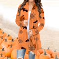 Mrigtriles Halloween Cardigan Sweaters for Women Lightweight Open Front