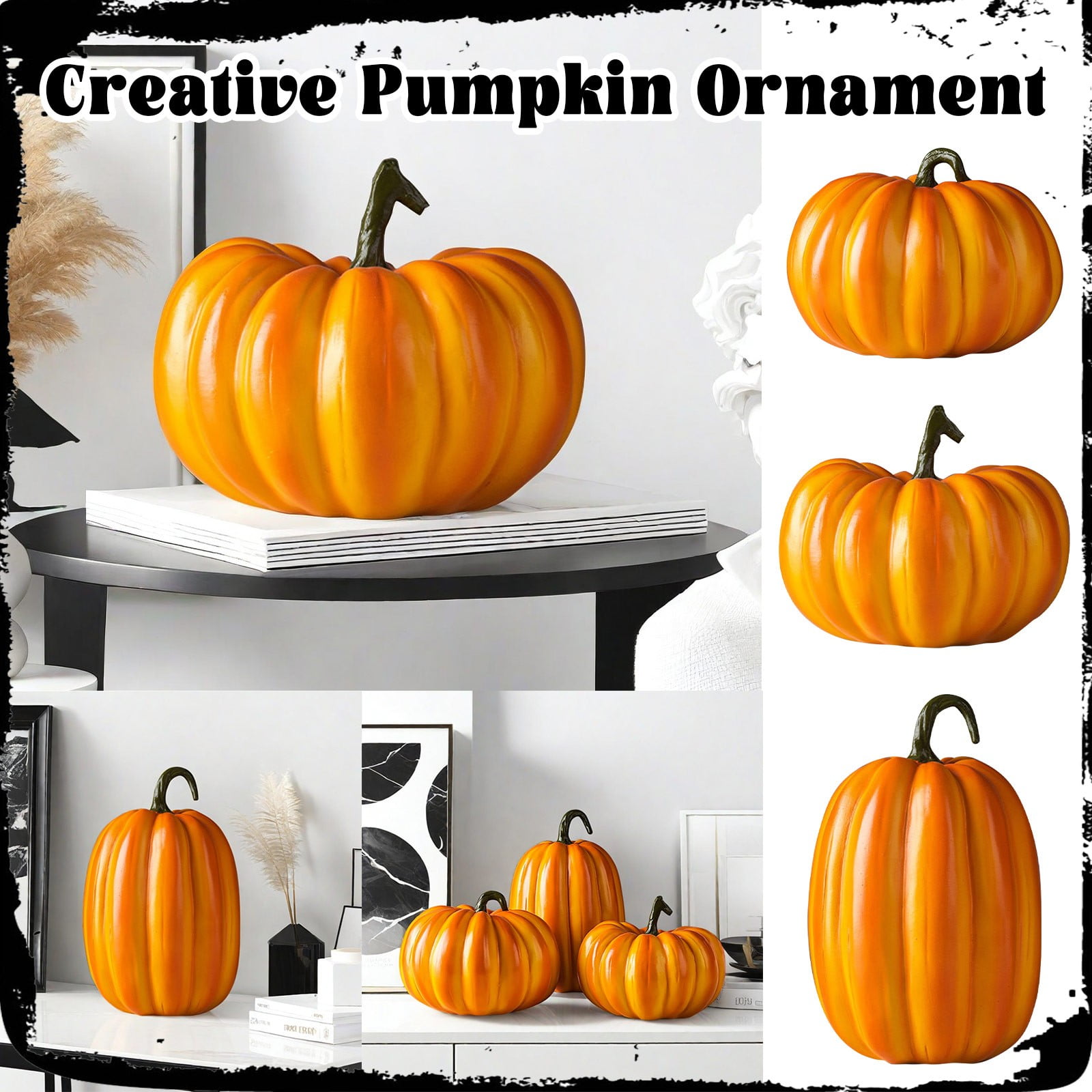 Mrigtriles Halloween Decorations Deals All! Halloween Fake Pumpkin