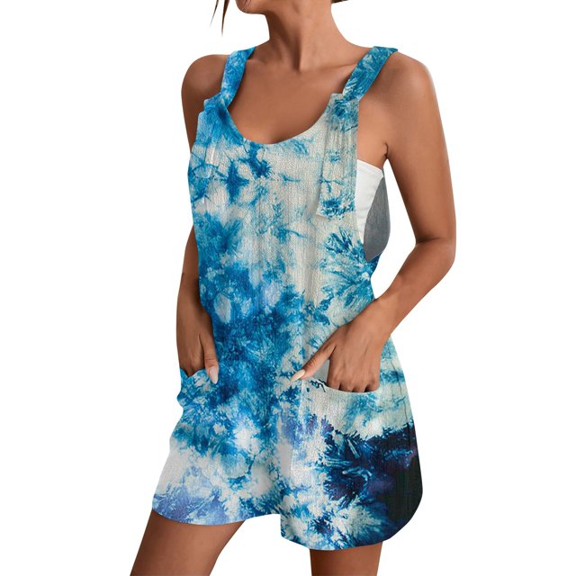 Mrigtriles Rompers for Women Clearance Dressy Casual Plus Size Short