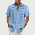 Mrigtriles Shirts for Men Clearance Short Sleeve Button Down Shirt