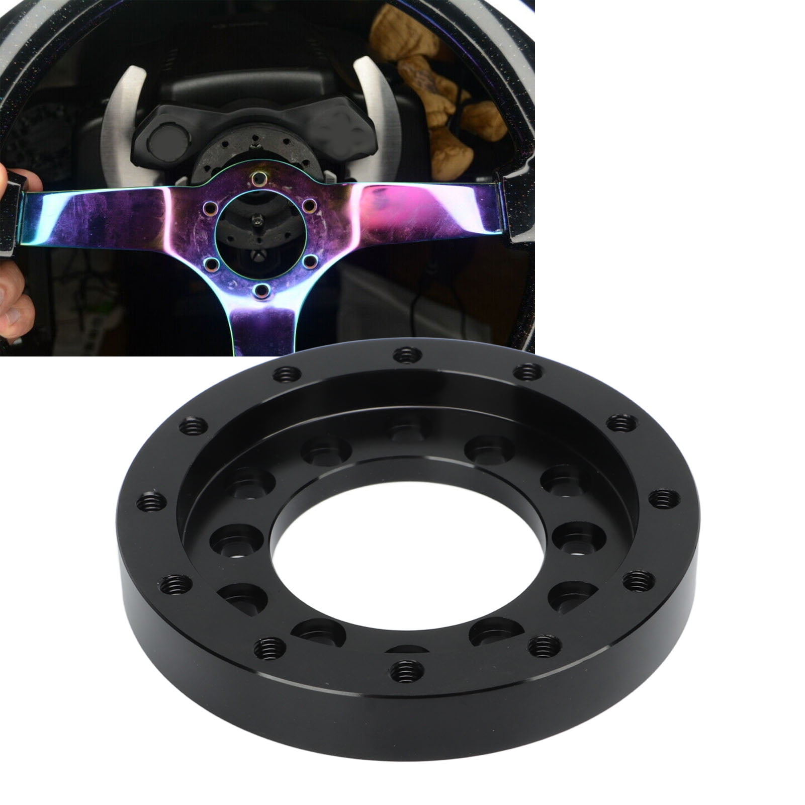 Mrisata Steering Wheel Adapter Plate Steering Wheel Hub Adapter Plate Steering Wheel Adapter