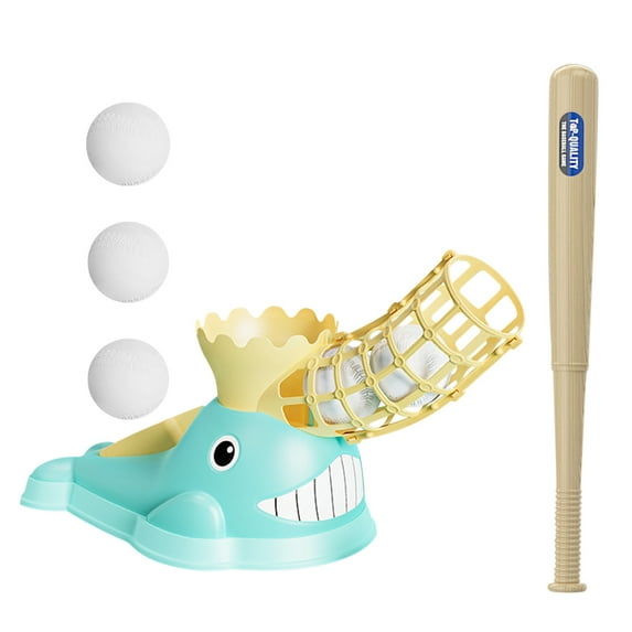 Mrmaere Children's Automatic Baseball Ejection Training Set - Safe and Interactive Indoor/Outdoor Family Sports Fun for Skill Development A