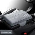 thumbnail image 1 of Mrmaere Ergonomic Memory Foam Car Armrest Box Cushion with Leather Cover for Elbow Support and Center Console Protection, Easy to Install and Multifunctional Use Gray, 1 of 3