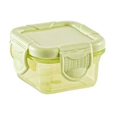 Mrmaere Food-Grade Fresh Box for Baby Food and Snacks, Multi-Compartment Sealed Storage Container, Ideal for Home and Travel Use Green