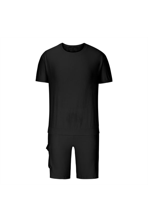 Men's Athletic Suit Set High Quality Material For Lasting Wear For Daily Wear And Casual Activities Black L