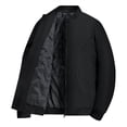 thumbnail image 1 of Mrmaere Men's Jacket Stand Collar Lined Fabric Warm Stylish Outerwear for Daily & Casual Black XXXXXL, 1 of 3