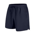 thumbnail image 1 of Mrmaere Men's Multi-Pack Casual Drawstring Shorts Relaxed Elastic Waist Closure Soft Fabric for Home Casual Lounging Dark Blue M, 1 of 7