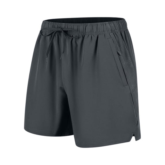 Mrmaere Men's Multi-Pack Casual Drawstring Shorts Relaxed Elastic Waist Closure Soft Fabric for Home Casual Lounging Dark Gray XXXXL