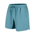 thumbnail image 1 of Mrmaere Men's Multi-Pack Casual Drawstring Shorts Relaxed Elastic Waist Closure Soft Fabric for Home Casual Lounging Sky Blue XL, 1 of 7