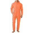 thumbnail image 1 of Mrmaere Men's Suit Set Breathable Material Suitable For Spring Fall And Transitional Seasons Durable Construction For Long Term Orange XXL, 1 of 6