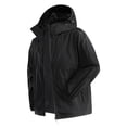 thumbnail image 1 of Mrmaere Men's UPF 50+ Sun Protection Lightweight Hooded Jacket Packable Water Resistant Outdoor Cycling Coat Black XXXXL, 1 of 4
