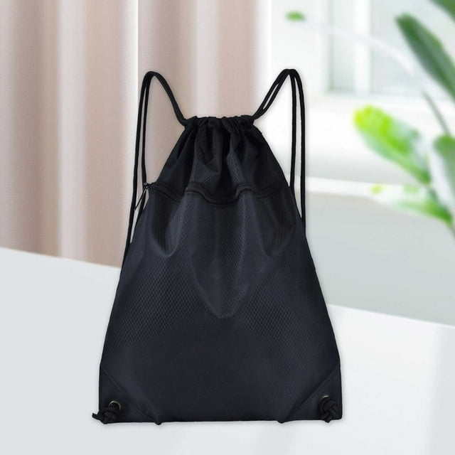 Mrmaere Sporty Mesh Backpack for Balls and Equipment; Multifunctional Basketball and Soccer Bag; Oxford Cloth Volleyball Backpack with Ventilated Padding Black