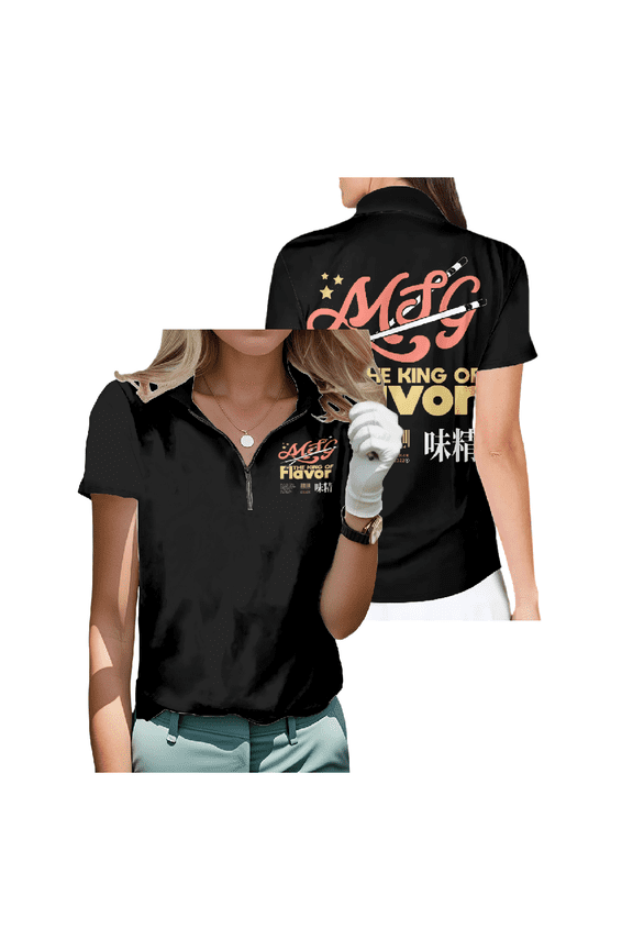 Mrnigelng Uncle Roger MSG Zip Short Sleeve Tshirt 3D Cosplay Zip Top Hip Hop Tee