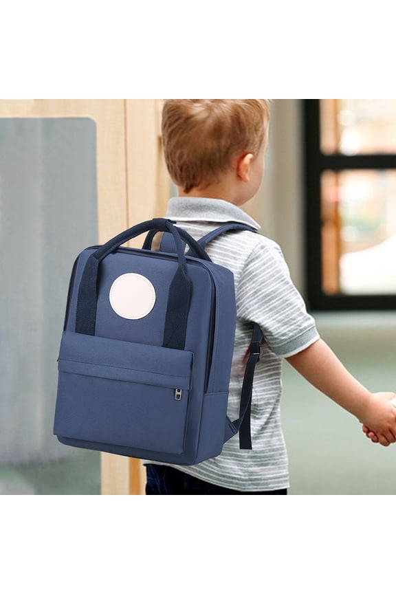 Large Oxford Daypack 15 Inch Lightweight Travel Backpack with Padded Shoulder Straps and Sturdy Zipper for Commute Work Daily Use
