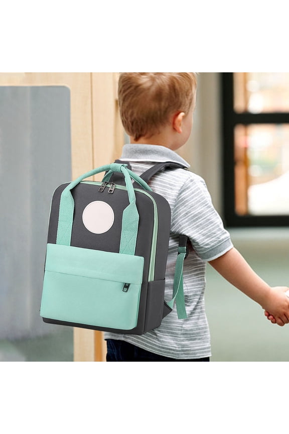 Large Oxford Daypack 15 Inch Lightweight Travel Backpack with Padded Shoulder Straps and Sturdy Zipper for Commute Work Daily Use