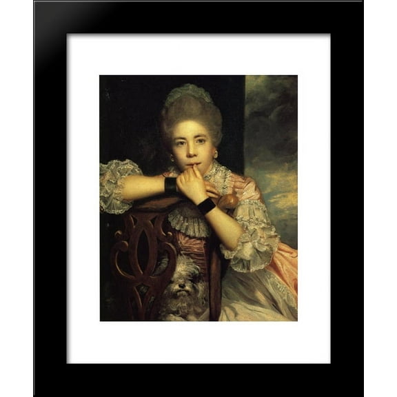 Mrs. Abington 20x24 Framed Art Print by Reynolds, Joshua