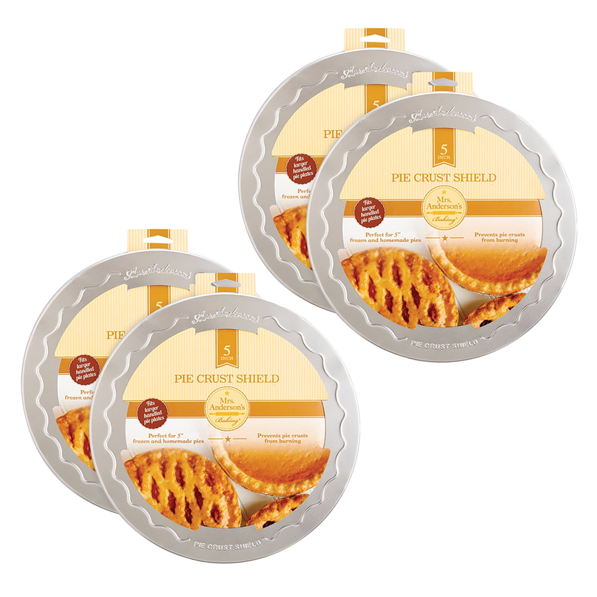 Mrs. Anderson’s Baking Individual Pie Crust Protector Shields, for Mini