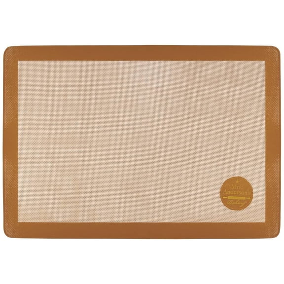 Mrs. Anderson's Baking Non-Stick Silicone Full-Size Pastry Rolling and Baking Mat, 16.5-Inch x 24.5-Inch