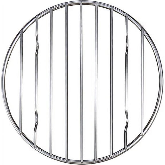Mrs. Anderson's Baking Professional Round Cooling Rack, Heavy Duty Steel, 6 x 6 x 0.5-Inches