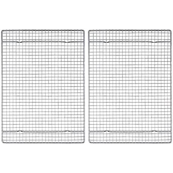 Mrs. Anderson's Baking Professional Cooling Rack, Heavy Duty Steel, Fits Quarter-Size Sheet Pans, 12 x 8.5 x 0.5-Inches