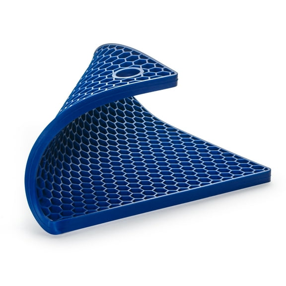 Mrs. Anderson's Baking Silicone Honeycomb Trivet, Non-Stick, Non-Scratch, Non-Skid, Heat Safe, Navy Blue