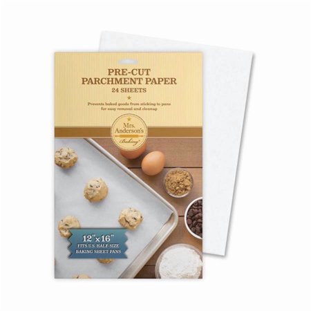 Mrs. Anderson's Bleached Pre-Cut Parchment Paper 24 count
