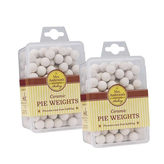 Mrs. Anderson?s Baking Ceramic Pie Crust Weights, Natural Ceramic Stoneware, Set of 2 (108 2)