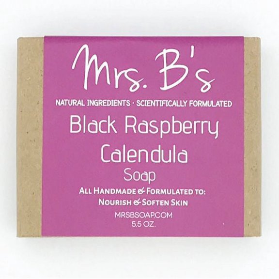 Mrs. B's Black Raspberry Calendula Soap